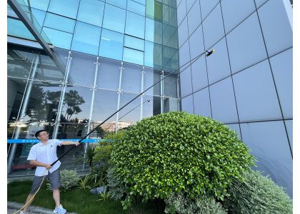 New product aluminum telescopic water fed pole 