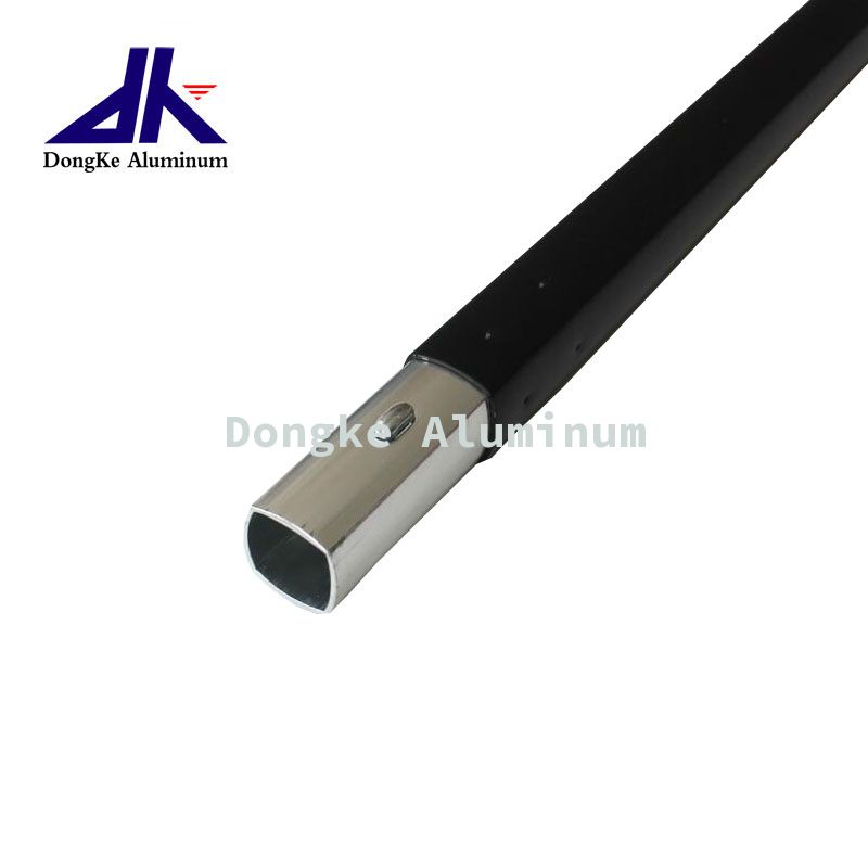 COTTON SQUARE TARP POLE-POLE Black Square Aluminum Tent Poles
