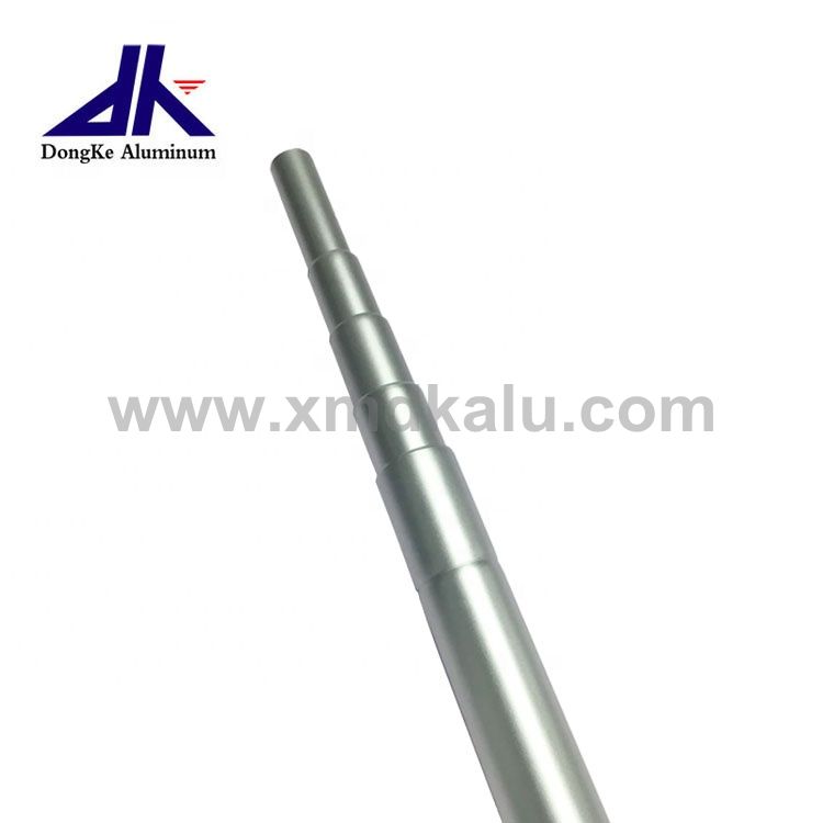 26 feet aluminum telescopic pole with strong twist lock mechanism 