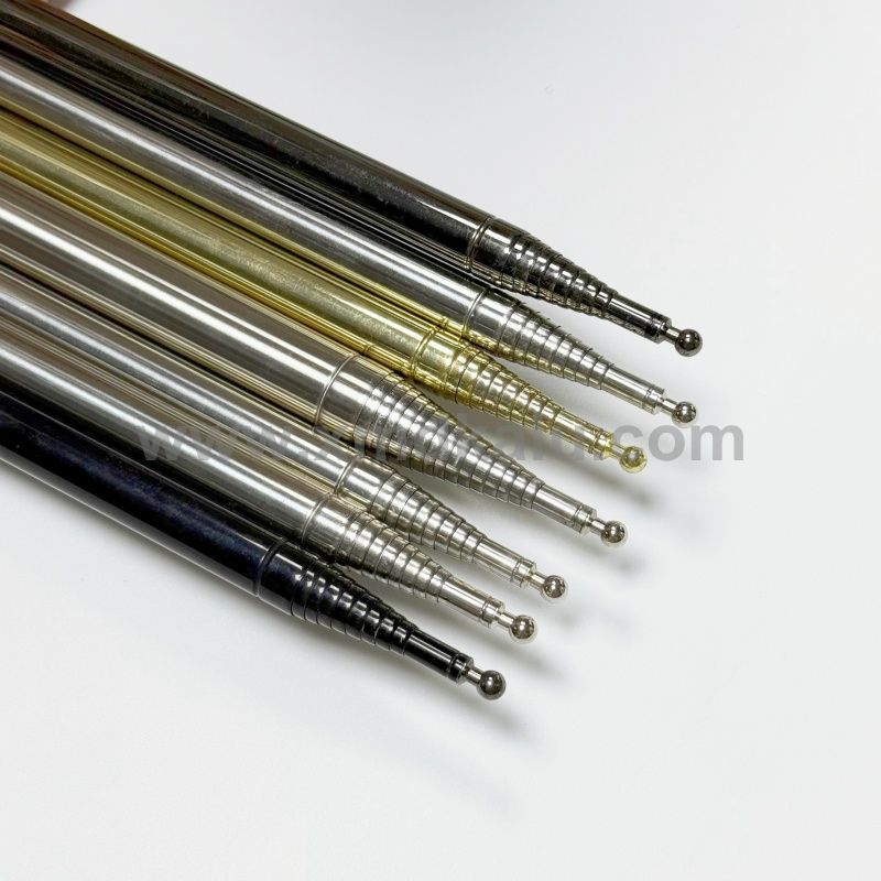 17ft Factory Supply Stainless Steel Telescopic Antenna Mas Waterproof Corrosion Resistant, for Ham Radio HF VHF Communication