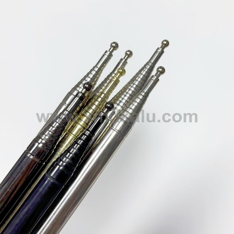7.6m Stainless Steel Telescopic Communication Mast Antenna Pole for Field Use High Gain Vertical Whip Antenna