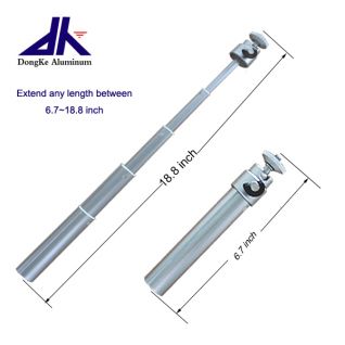 Aluminum Extendable Selfie stick with Adjustable Holder for iPhone and camera