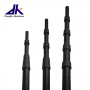 Aluminum telescopic pole with twist lock