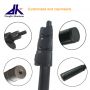 Aluminum telescopic pole with flip lock