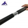 4 section custom black aluminum tent pole