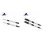 Aluminum telescopic pole with twist lock for multipurpose