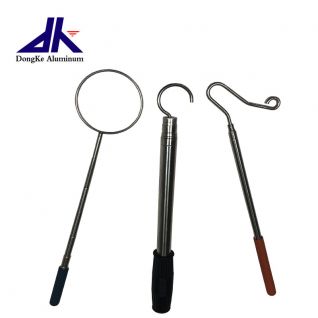 Customized stainless steel telescopic pick up pole with hook