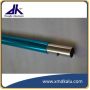 aluminum tent telescopic pole with spring button lock
