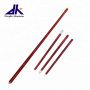 Aluminum tent pole with spring lock bottom 