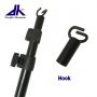 Aluminum telescopic pole with quick release flip lock part 