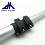 Telescoping pole with thread attachments