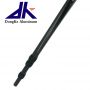 Light weight carbon fiber telescopic pole for cleaning/shovelling snow 