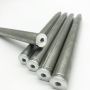 Stainless steel telescopic pole with double slots