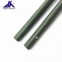 Popular green aluminum foldable tent pipe with spring button