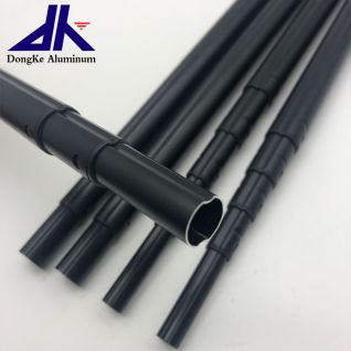 Durable and portable telescopic tube with double groove