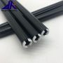 Double grooves aluminum telescopic pole with internal friction lock 