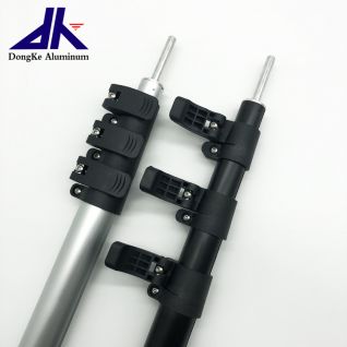 2m aluminum retractable telescopic pole for household cleaning