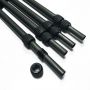 Carbon fiber telescopic shaft for metal detectors