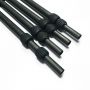 Carbon fiber telescopic shaft for metal detectors