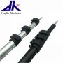 Flip lock pro folding aluminum telescopic pole with small ring