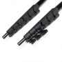 Portable 1.2 metre telescopic pole for inspection mirror 