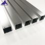 square aluminum telescoping tube with spring buttons 