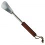 stainless steel telescoping metal shoe horn and shoe rack