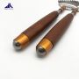stainless steel telescopic back scratcher with wooden handle 