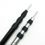twist lock mechanism tent pole with rubber end 