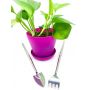 stainless steel telescopic gardening tools break shovel