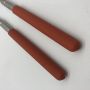 stainless steel teaching pointer with customized rubber hand grip