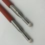 stainless steel teaching pointer with customized rubber hand grip
