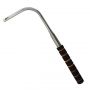 stainless steel telescopic far distance reacher with hook and customized hand grip