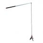 Stainless steel flirt pole for cat and dog