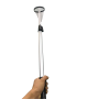 flip lock aluminum telescopic pole with net attachments