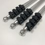 High quality Multifunction aluminum telescopic pole with Flip lock pro for outdoor 