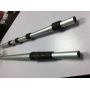 five sections twist lock aluminum telescopic pole silver anodized