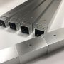 square shape aluminum telescopic pole for table supporting 