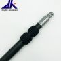 New product carbon fiber telescopic pole with american thread connector 6 section for household 