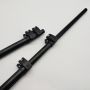 High strength aluminum telescopic pole paint roller brush with hex screw flip clamps tube lock 