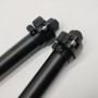 High strength aluminum telescopic pole paint roller brush with hex screw flip clamps tube lock 