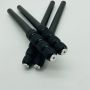 5 section carbon fiber telescopic pole with female screw for household tool
