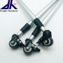 Twist lock extention pole with wheel for ipad easy to carry
