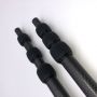 Customized Light Weight 3-5 sections Carbon Fiber Poles telescopic extension Pole 