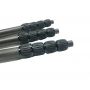 Customized Carbon Fiber Telescopic Poles Trekking pipes light weight poles for moutain 
