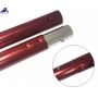 customized bottom Spring button  lock  aluminum telescopic tent pole for camping 