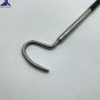 Customized Round Stainless Steel Telescopic Pole with Bend hook use for Catching 