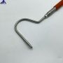 Customized Round Stainless Steel Telescopic Pole with Bend hook use for Catching 