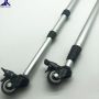 Strong customized aluminum telescopic chair legs adjustable tube for table legs locking aluminum telescopic stand with wheel 