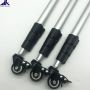 Strong customized aluminum telescopic chair legs adjustable tube for table legs locking aluminum telescopic stand with wheel 